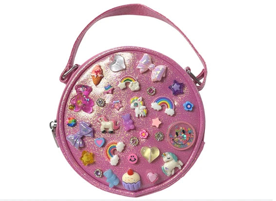 Galaxy Round Charm Jeweled Bag - Magpies Paducah