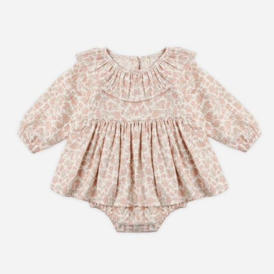Thalia Romper, Pink Blossom