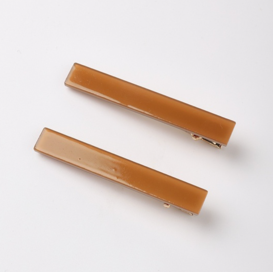 Wavy Clip Set, Petal/Mulberry
