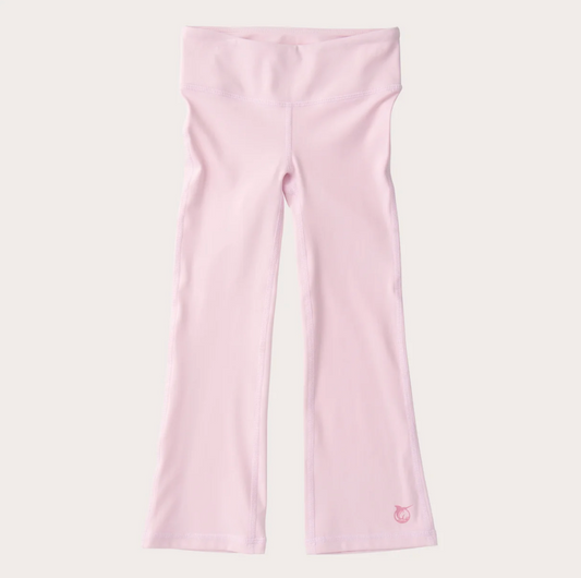 Athletic Flare Legging, Pink Lady
