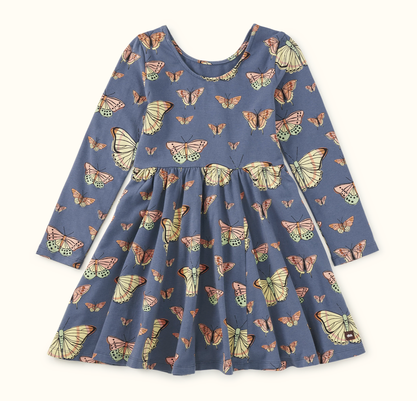 Printed Ballet Dress, Skyfield Butterflies