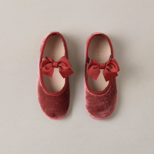 Bow Ballet Flats, Ruby