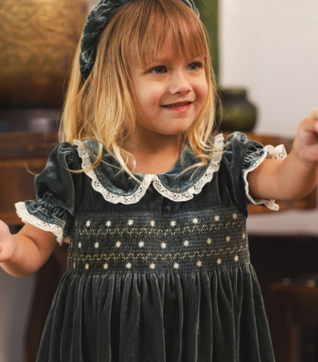 Elizabeth Dress, Green