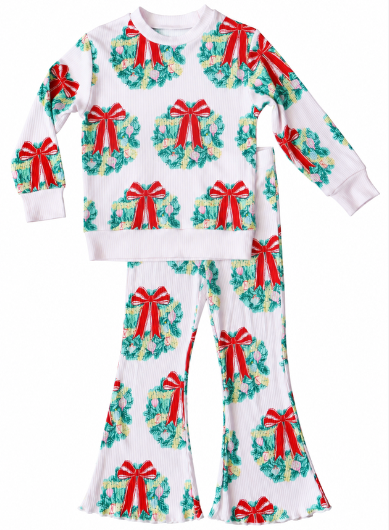 Sweatshirt + Legging Set, Wreaths - Magpies Paducah