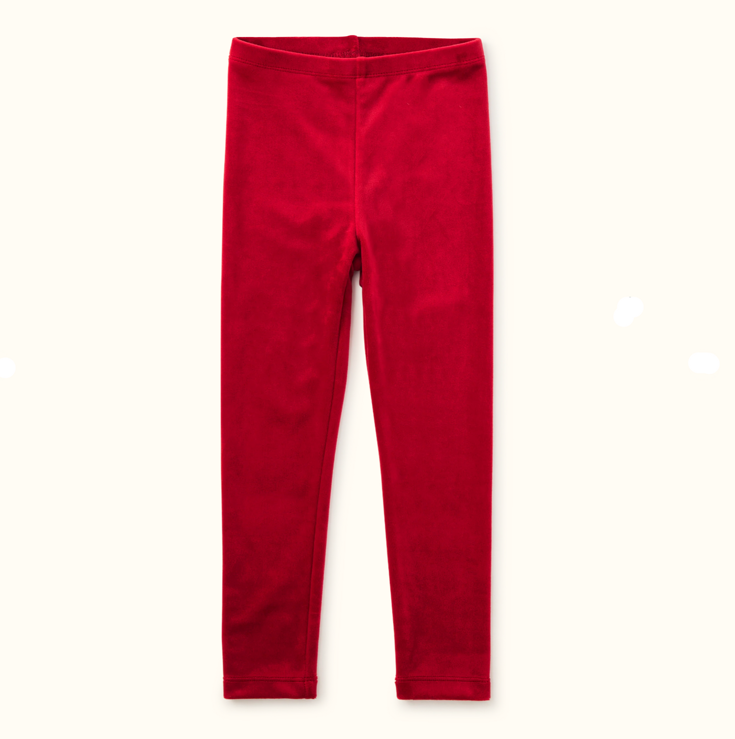 Velour Leggings, Red Wagon