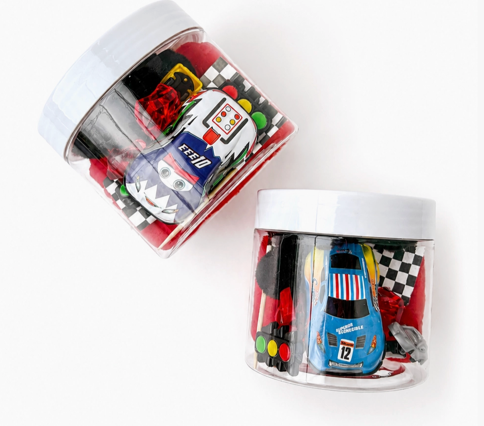 Race Car Sensory Dough Mini Jar