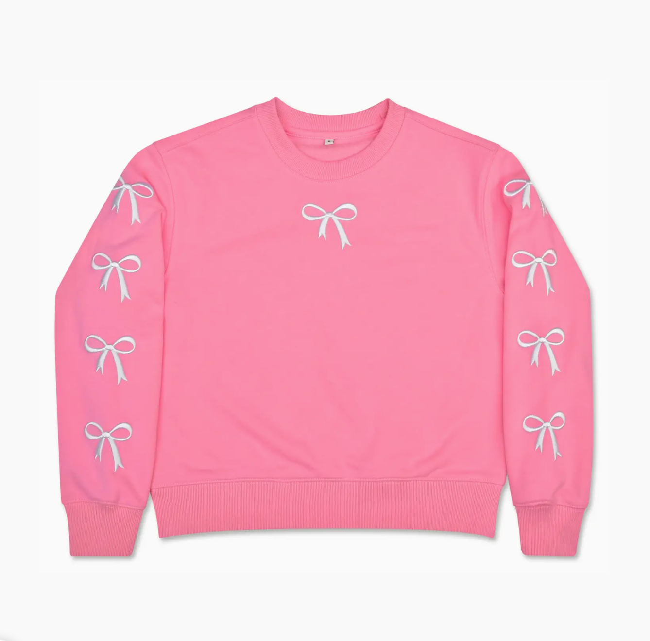 Embroidered Bows Sweatshirt
