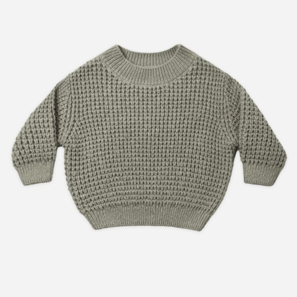 Chunky Knit Sweater, Spruce - Magpies Paducah