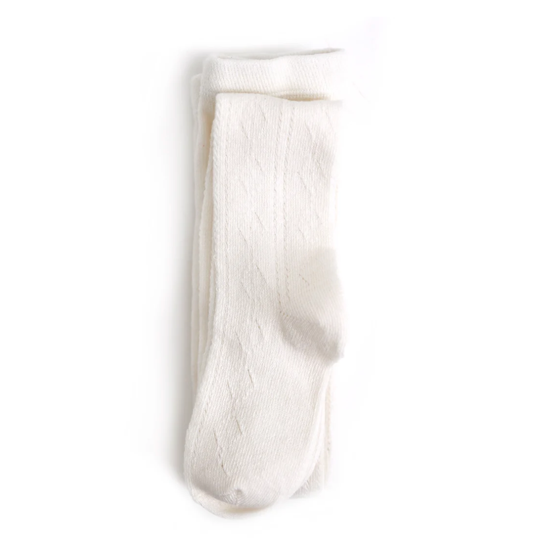 Ivory Fancy Knit Tights - Magpies Paducah