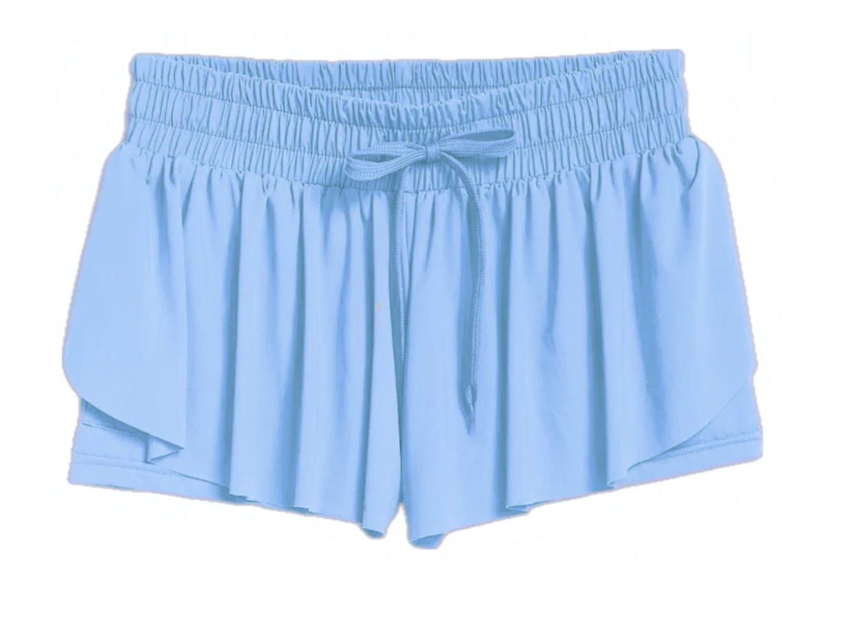 Fly Away Short, Chambray Blue - Magpies Paducah