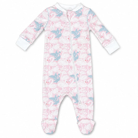 Footed Pajama, Swan Lake