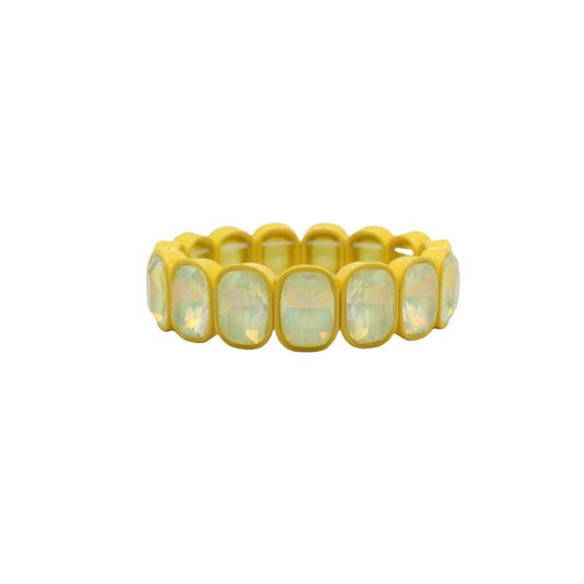 Candy Gem Bracelet, Oval Yellow