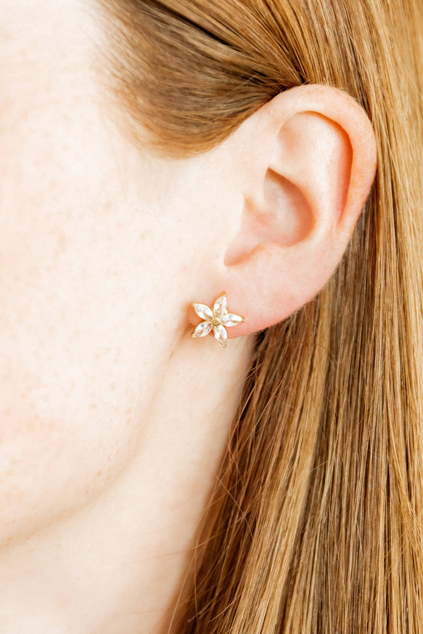Screwback Stud Earrings - Lily - Magpies Paducah