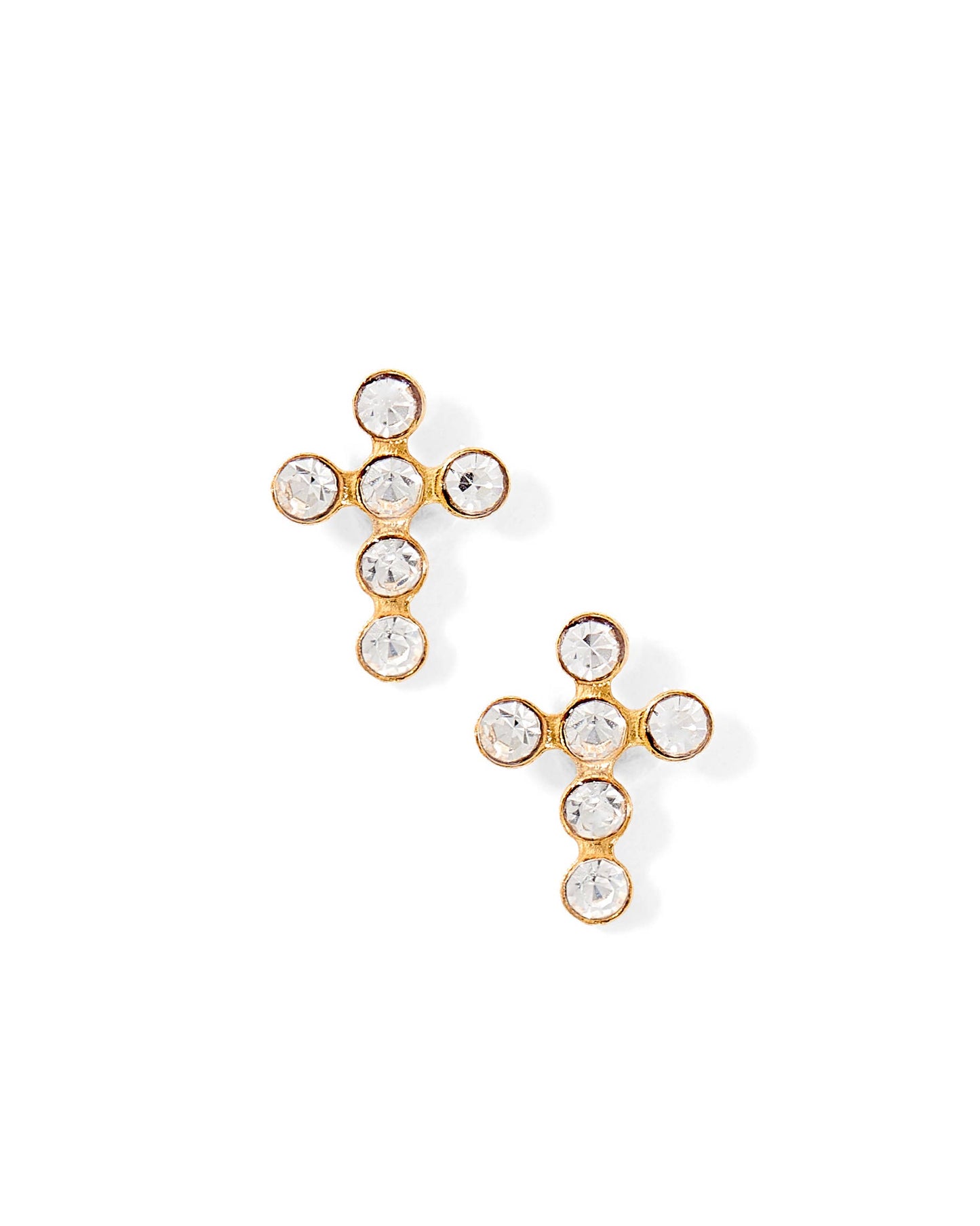 Screwback Stud Earrings - Clara Cross - Magpies Paducah