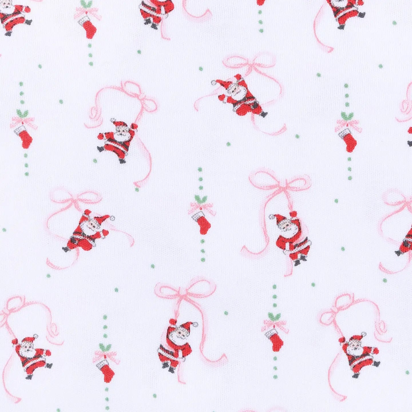 Jolly Ribbons Print Ruffle Footie