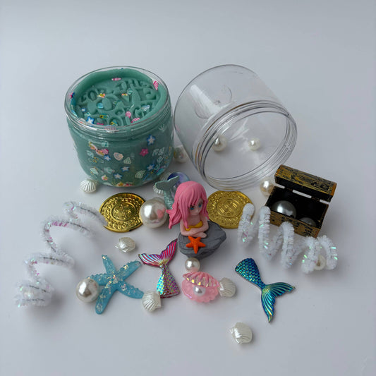 Mermaid Sensory Dough Double Jar - Magpies Paducah