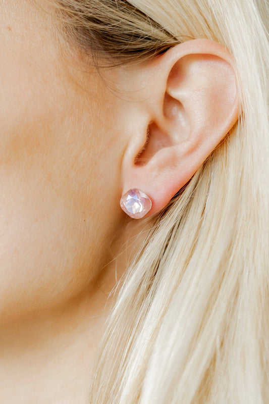 Screwback Stud Earrings Lux - Kit Baby Pink - Magpies Paducah