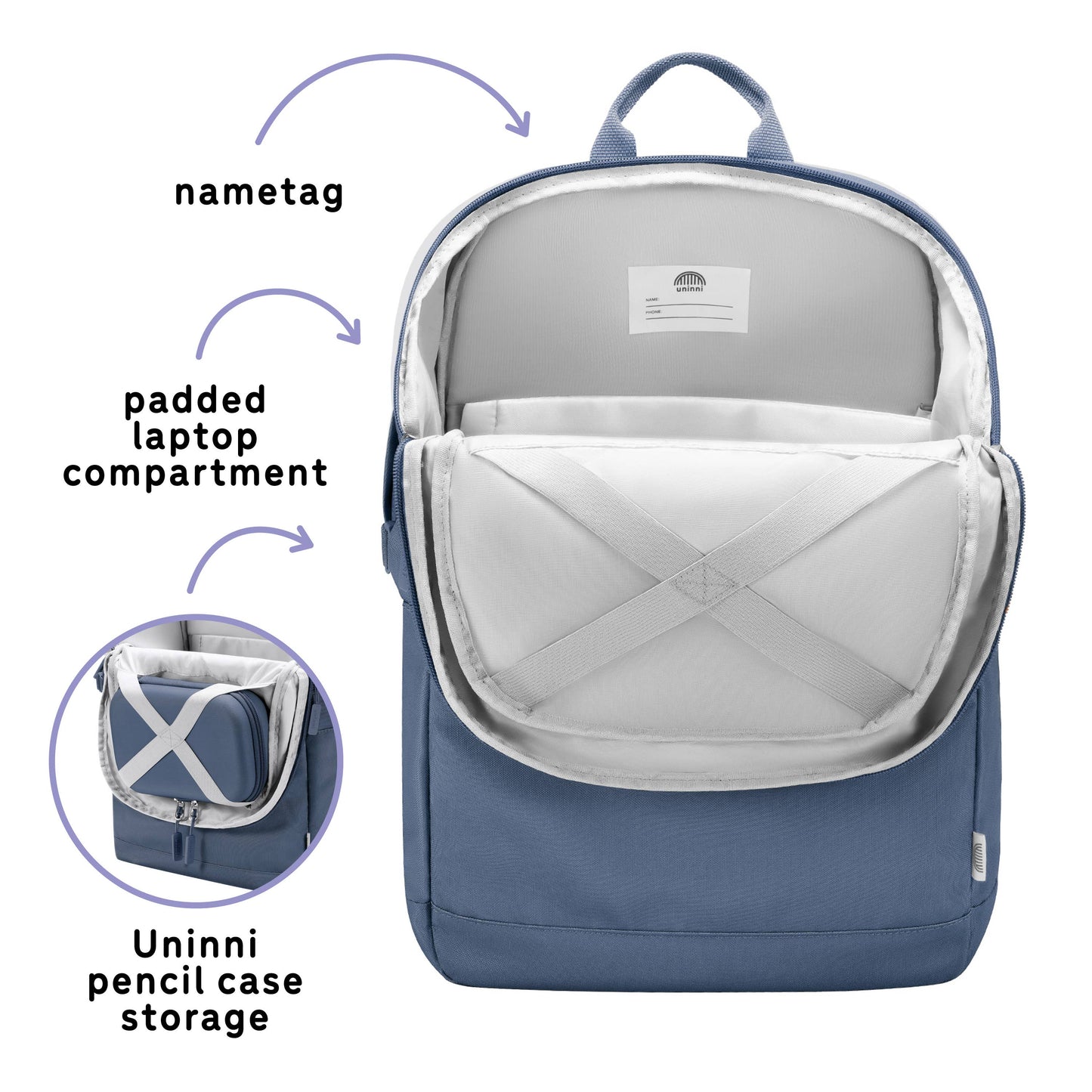 Bailey Backpack - Navy - Magpies Paducah