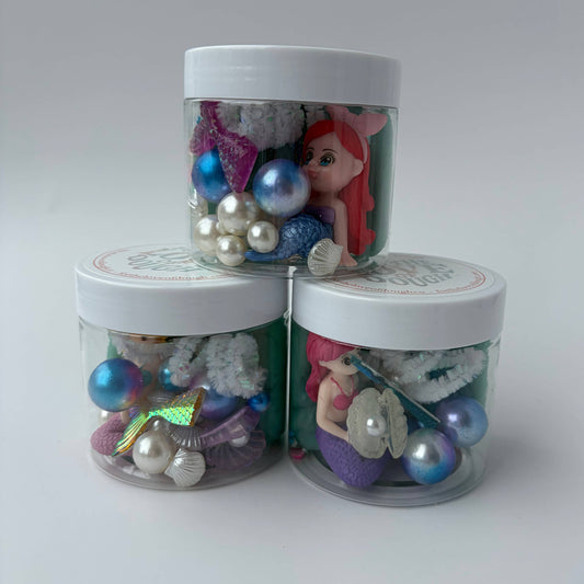 Mermaid Sensory Dough mini Jar - Magpies Paducah