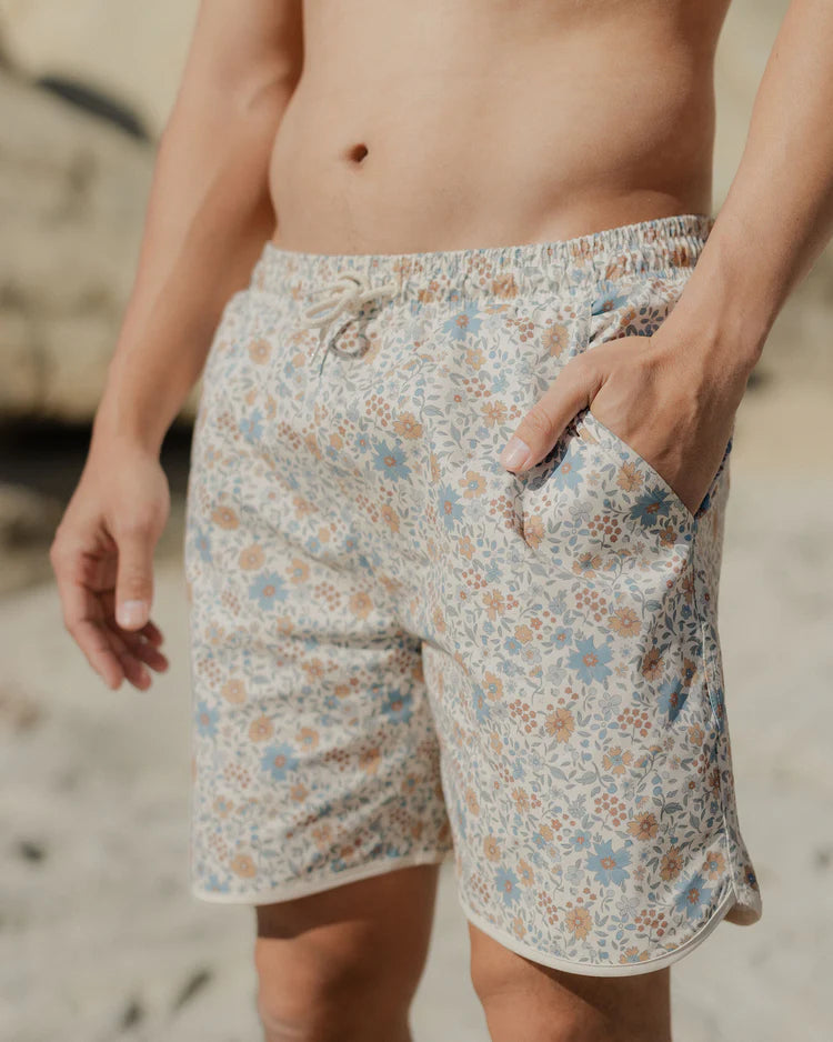 Men's Boardshort, Gardenia - Magpies Paducah