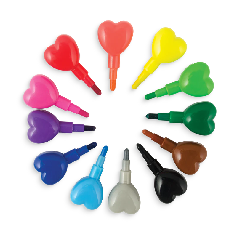 Heart to Heart Stacking Crayons - Magpies Paducah