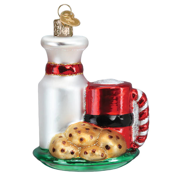 Santa's Milk and Cookies Ornament - Magpies Paducah
