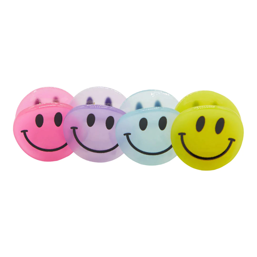 Smiley Hair Clips - Magpies Paducah