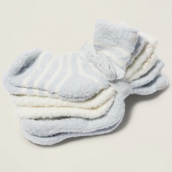 Cozychic Lite Infant Sock 3-pack, Blue - Magpies Paducah