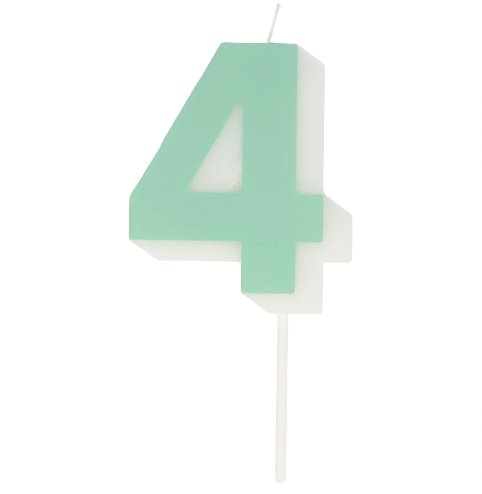 Number Candle, (Assorted numbers!) - Magpies Paducah