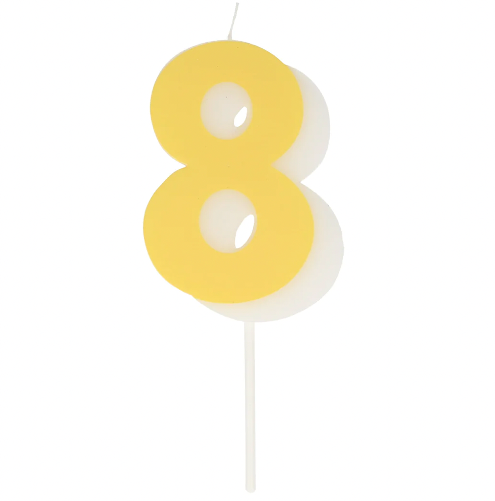 Number Candle, (Assorted numbers!) - Magpies Paducah