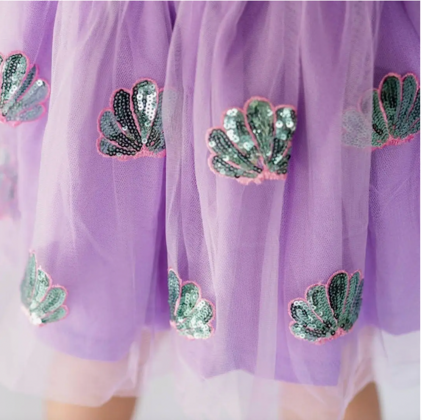 Seashell Tutu, Lavender | 6-8y - Magpies Paducah