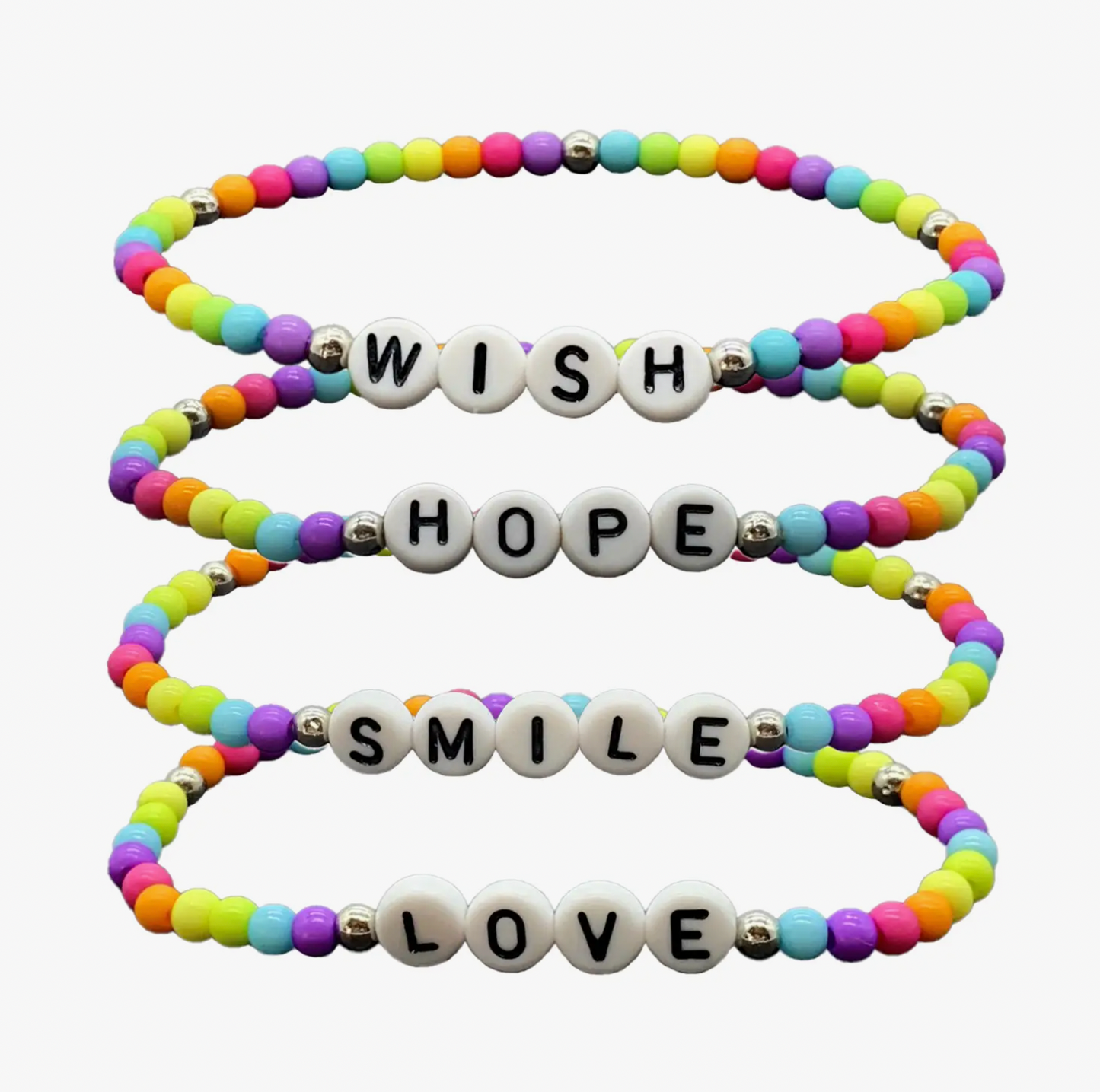 Rainbow Affirmation Bracelet, Assorted Styles - Magpies Paducah