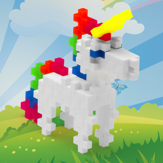Plus-Plus Tube, Unicorn - Magpies Paducah