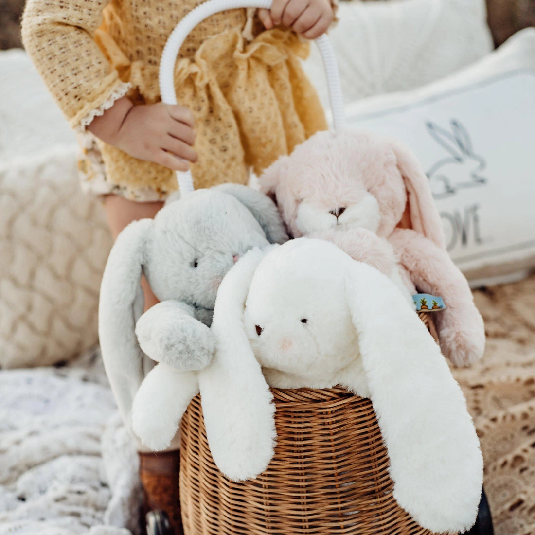 Little Nibble Floppy Bunny (Assorted Colors!) - Magpies Paducah