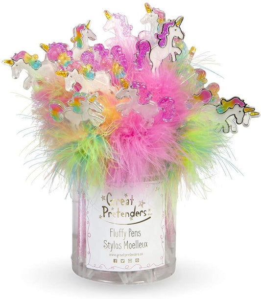 Prancing Unicorn Fluffy Pen - Magpies Paducah