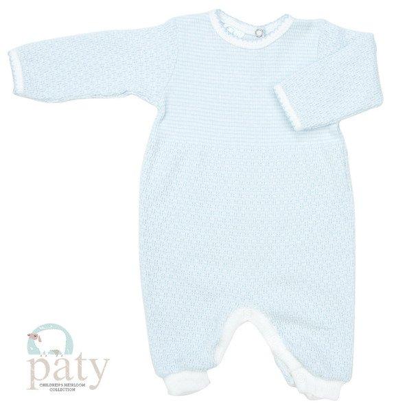 Long John romper, Blue - Magpies Paducah