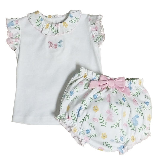 Diaper Set, Easter Floral - Magpies Paducah