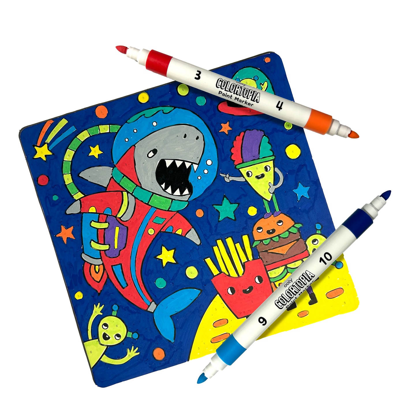 Colortopia: Marker By Number Kit, Epic Adventures - Magpies Paducah