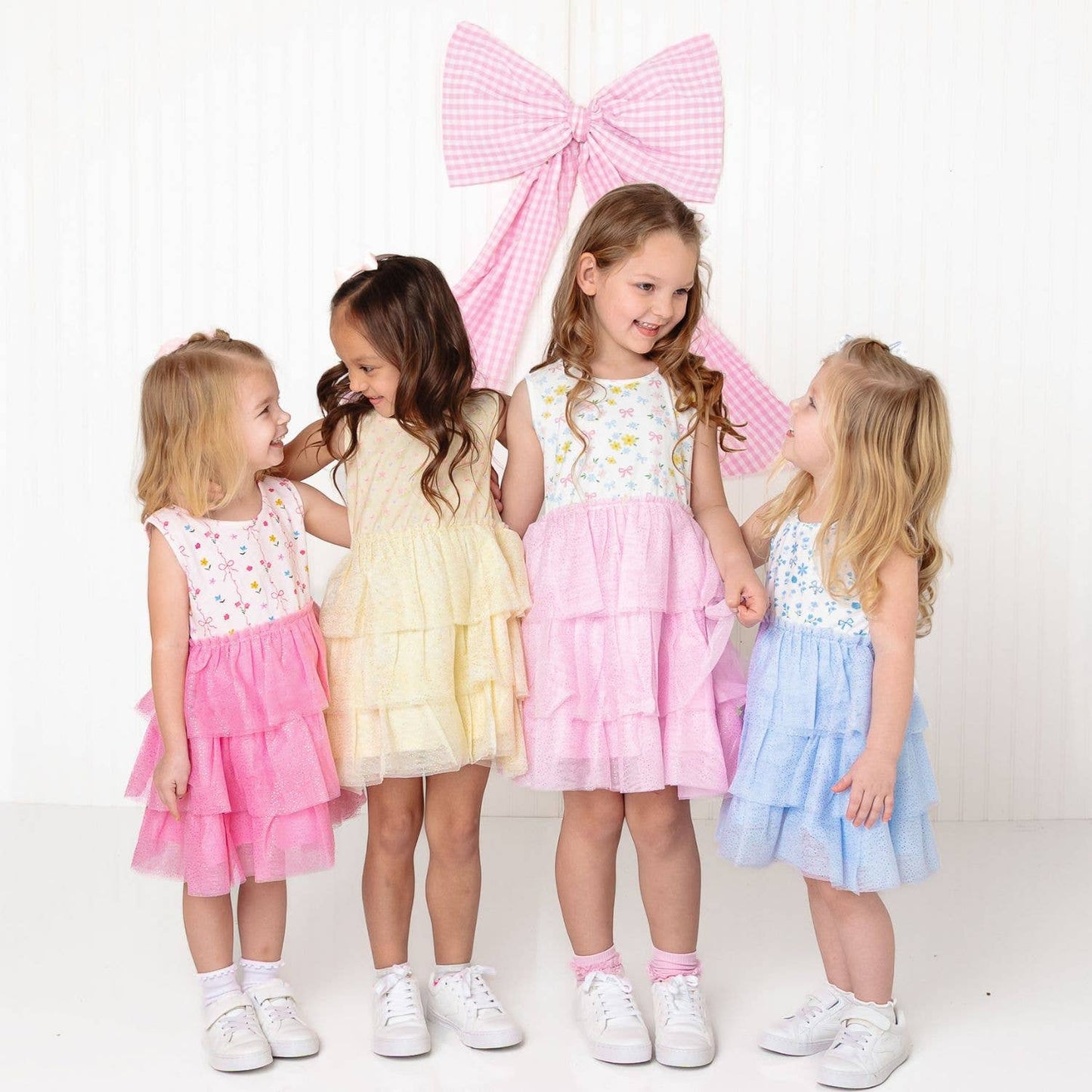 Sweet Floral Tank Tutu Dress - Girls Clothes - Spring - Magpies Paducah