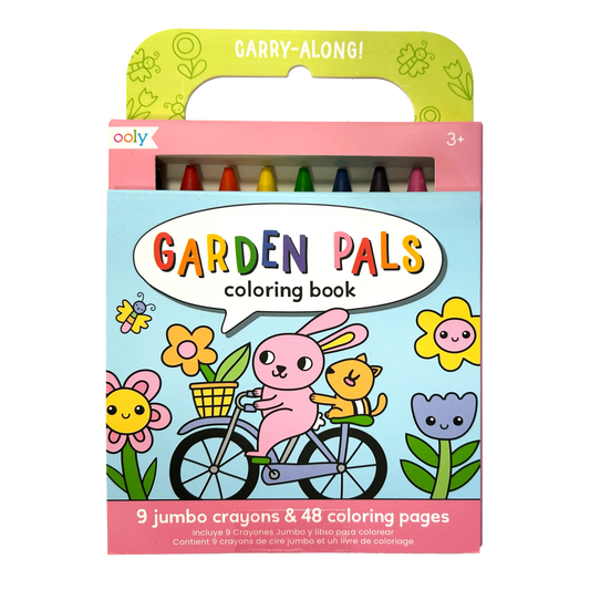 Carry-Along: Coloring Book Set, Garden Pals - Magpies Paducah
