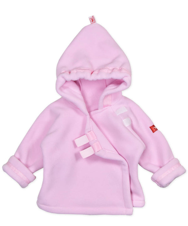 Light Pink Fleece Wrap Jacket