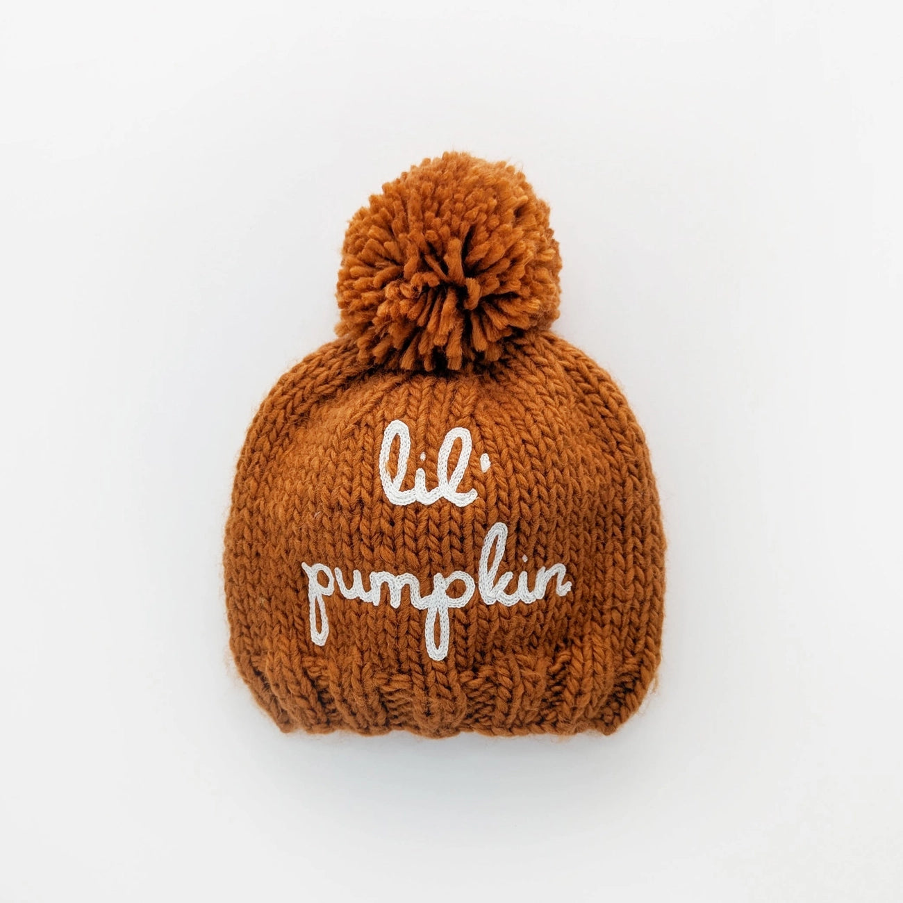 Lil Pumpkin Hand Knit Beanie