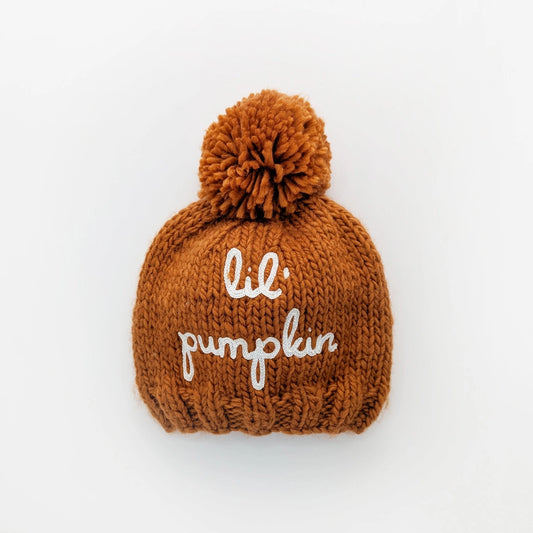 Lil Pumpkin Hand Knit Beanie