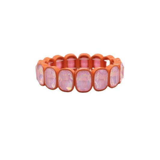 Candy Gem Bracelet, Coral