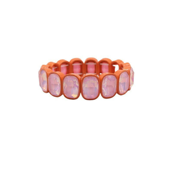 Candy Gem Bracelet, Coral