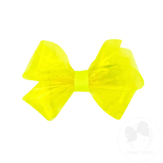 Mini Splash Vinyl Hair Bows (Assorted Colors!) - Magpies Paducah