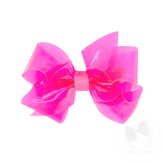Mini Splash Vinyl Hair Bows (Assorted Colors!) - Magpies Paducah