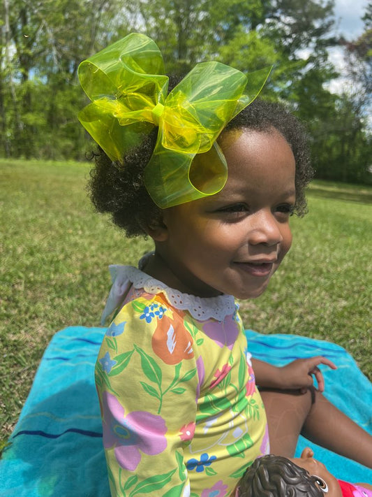 King Splash Vinyl Hair Bows (Assorted Colors!) - Magpies Paducah
