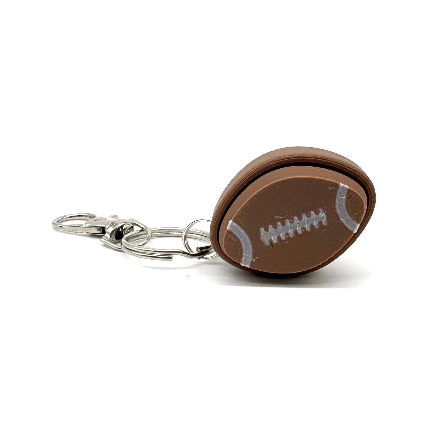 Fidget Clicker Keychain, Football
