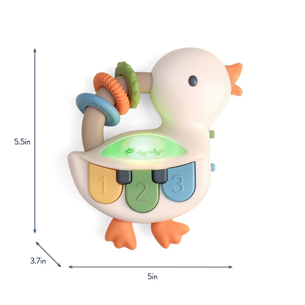 *NEW* Bitzy Tunes™ Goose - Light-up Interactive Piano Toy
